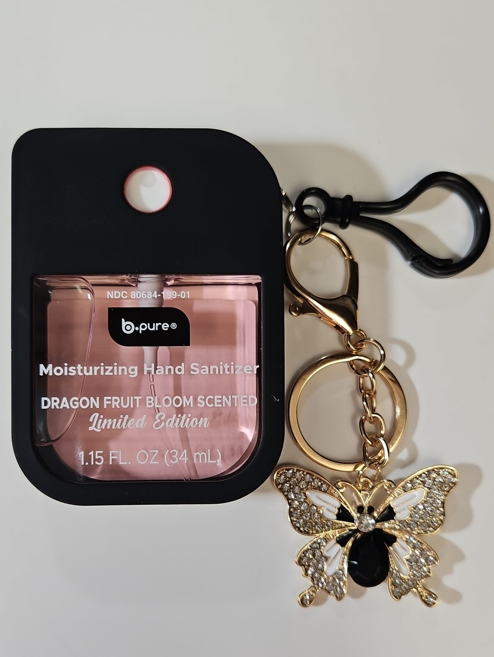 B.pure Limited Edition Dragon Fruit Bloom Scent Hand Mousturizer, Case + Keychai - Picture 2 of 6